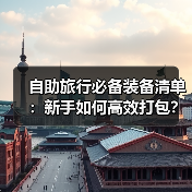 自助旅行必备装备清单：新手如何高效打包？(图1)