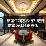 旅游住宿怎么选？避开这些坑体验更舒适(图1)