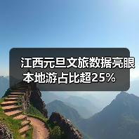 江西元旦文旅数据亮眼 本地游占比超25%(图4) 江西元旦文旅数据亮眼 本地游占比超25%(图4)