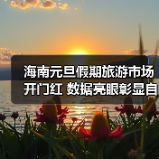 海南元旦假期旅游市场开门红 数据亮眼彰显自贸港吸引力(图3) 海南元旦假期旅游市场开门红 数据亮眼彰显自贸港吸引力(图3)