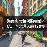 海南离岛免税购物破7亿，同比增长超128%(图2)