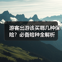 游客出游该买哪几种保险?必备险种全解析(图2) 游客出游该买哪几种保险?必备险种全解析(图2)