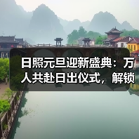 日照元旦迎新盛典：万人共赴日出仪式，解锁城市活力新体验 - 辰飞雨光踪暖行旅游资讯