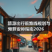 旅游出行前路线规划与预算安排指南2026 - 辰飞雨光踪暖行旅游资讯