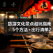旅游文化景点避坑指南:5个方法+出行清单2026(图2) 旅游文化景点避坑指南:5个方法+出行清单2026(图2)
