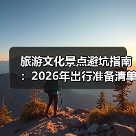 旅游文化景点避坑指南:2026年出行准备清单与5个实用方法(图4) 旅游文化景点避坑指南:2026年出行准备清单与5个实用方法(图4)