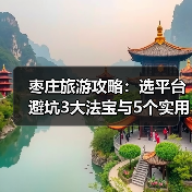 枣庄旅游攻略：选平台避坑3大法宝与5个实